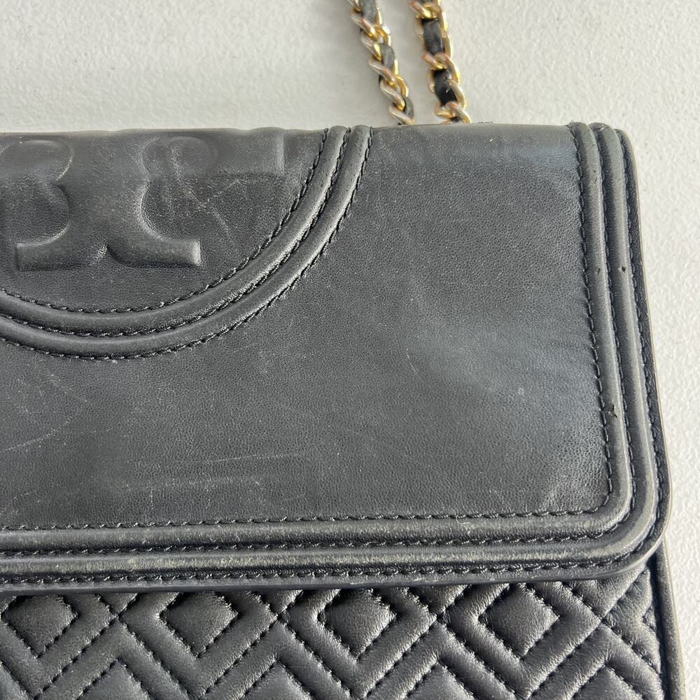 Tory Burch Convertible Shoulder Bag Fleming Convertible Quilted - Picture 7 of 16